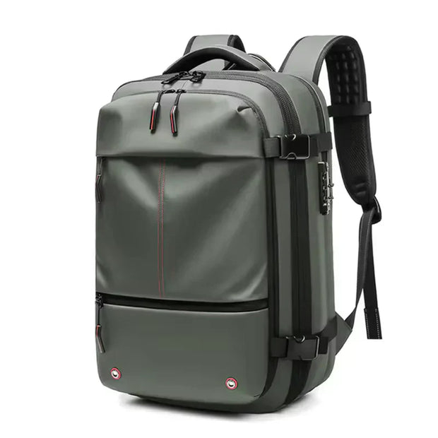 Mochila de Viaje Expandible con Compresión al Vacío – Hasta 70% Más Espacio